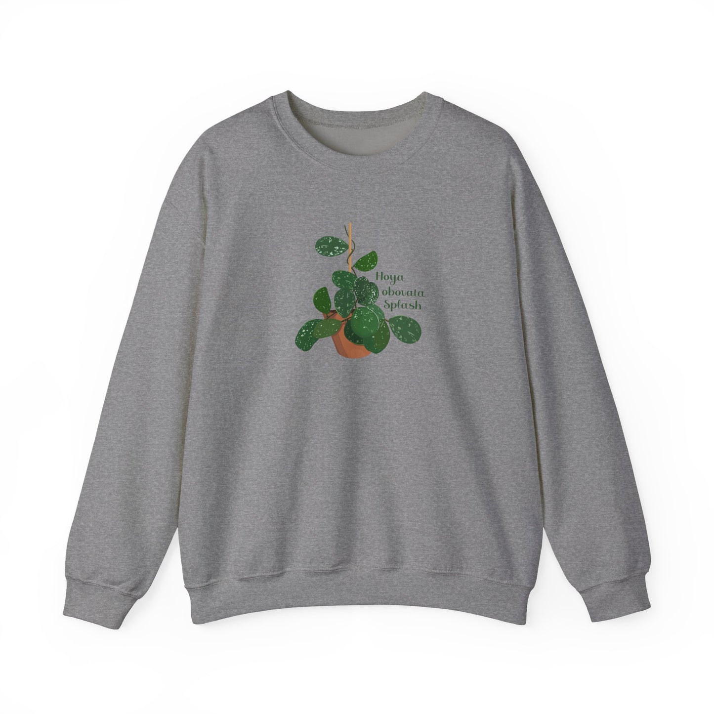 Hoya Obovata Splash Plant Lover Crewneck Sweatshirt