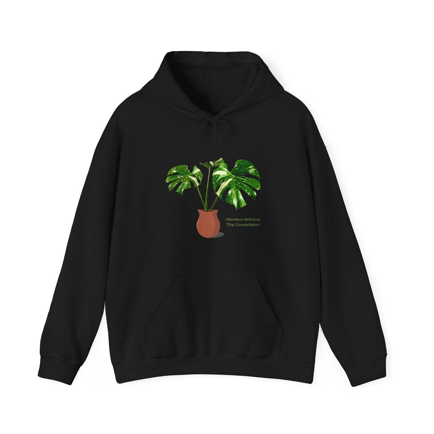 Monstera Deliciosa "Thai Constellation" Plant Hoodie