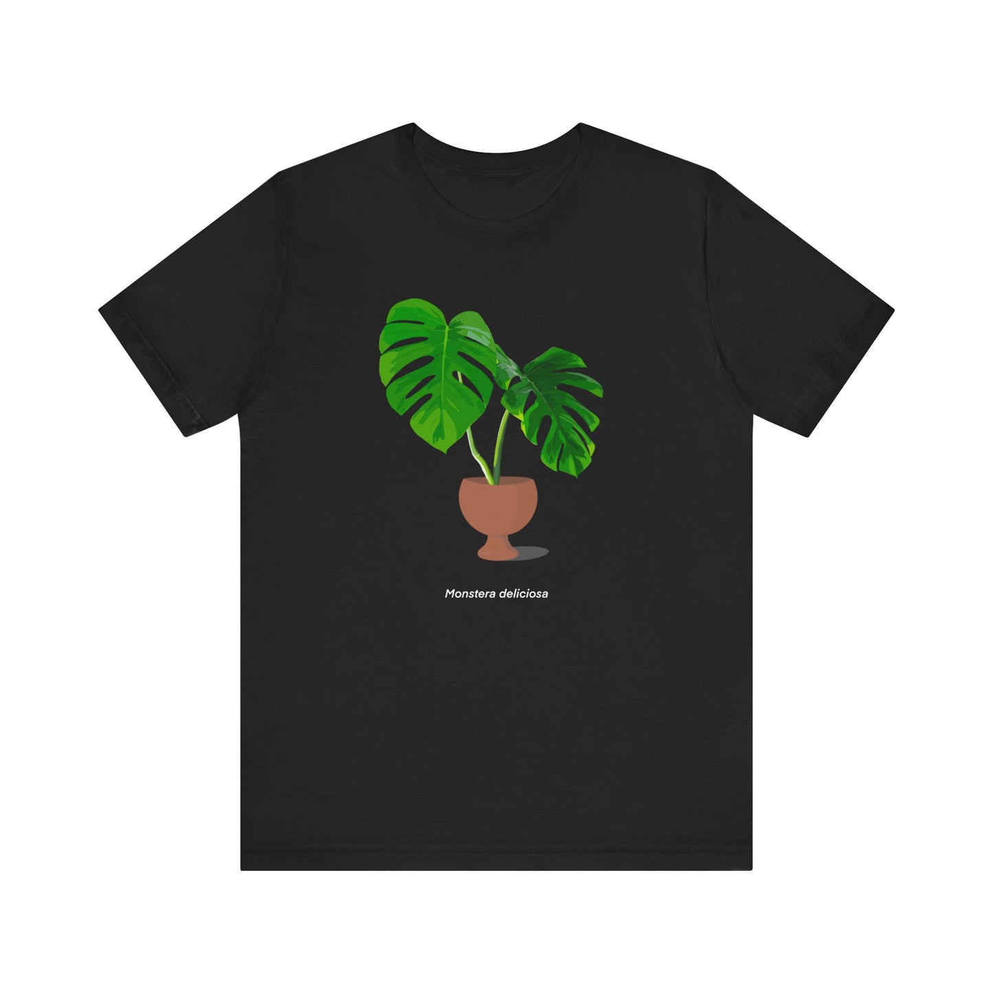 Monstera Deliciosa Plant Lover T-Shirt - Black