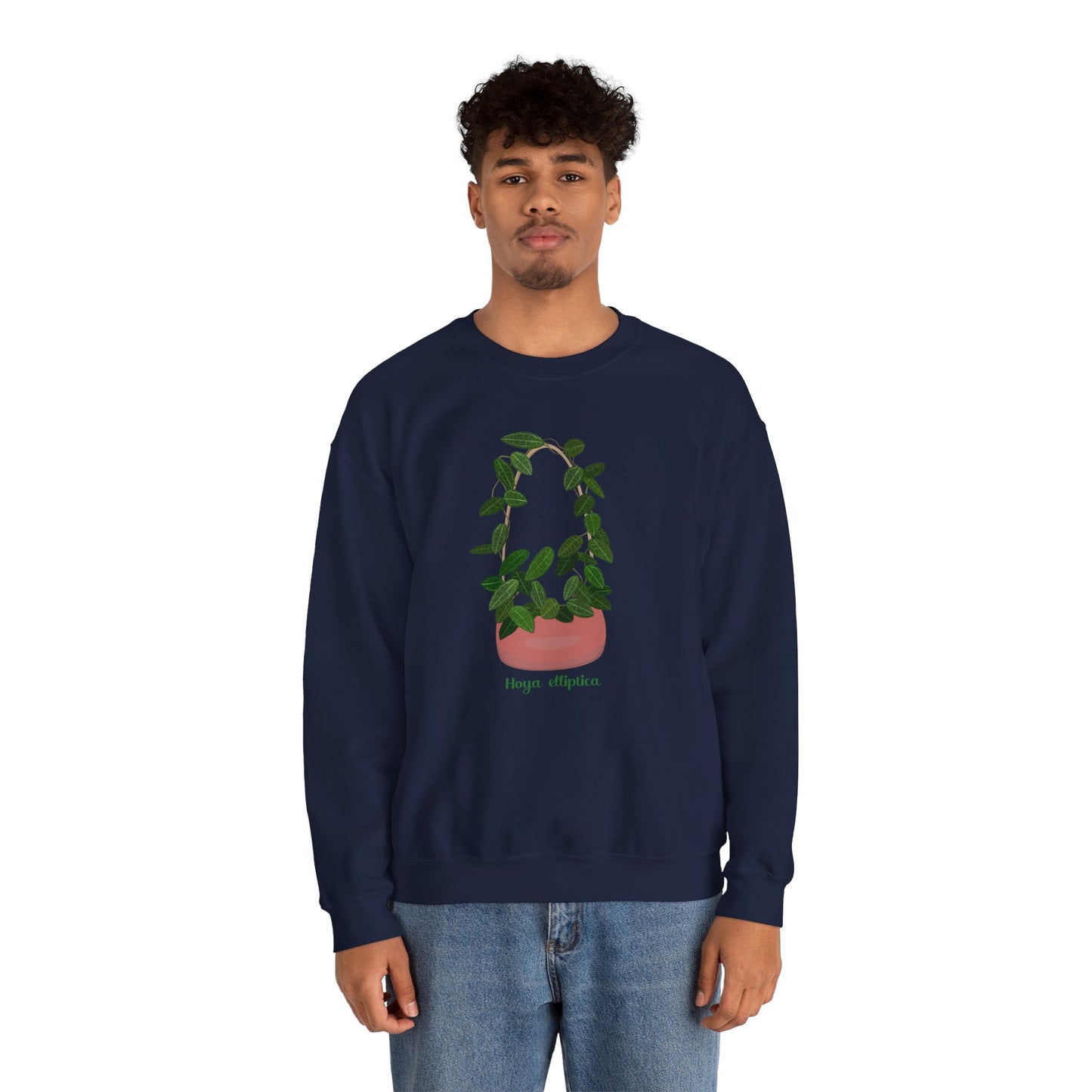Hoya Elliptica Plant Lover Crewneck Sweatshirt