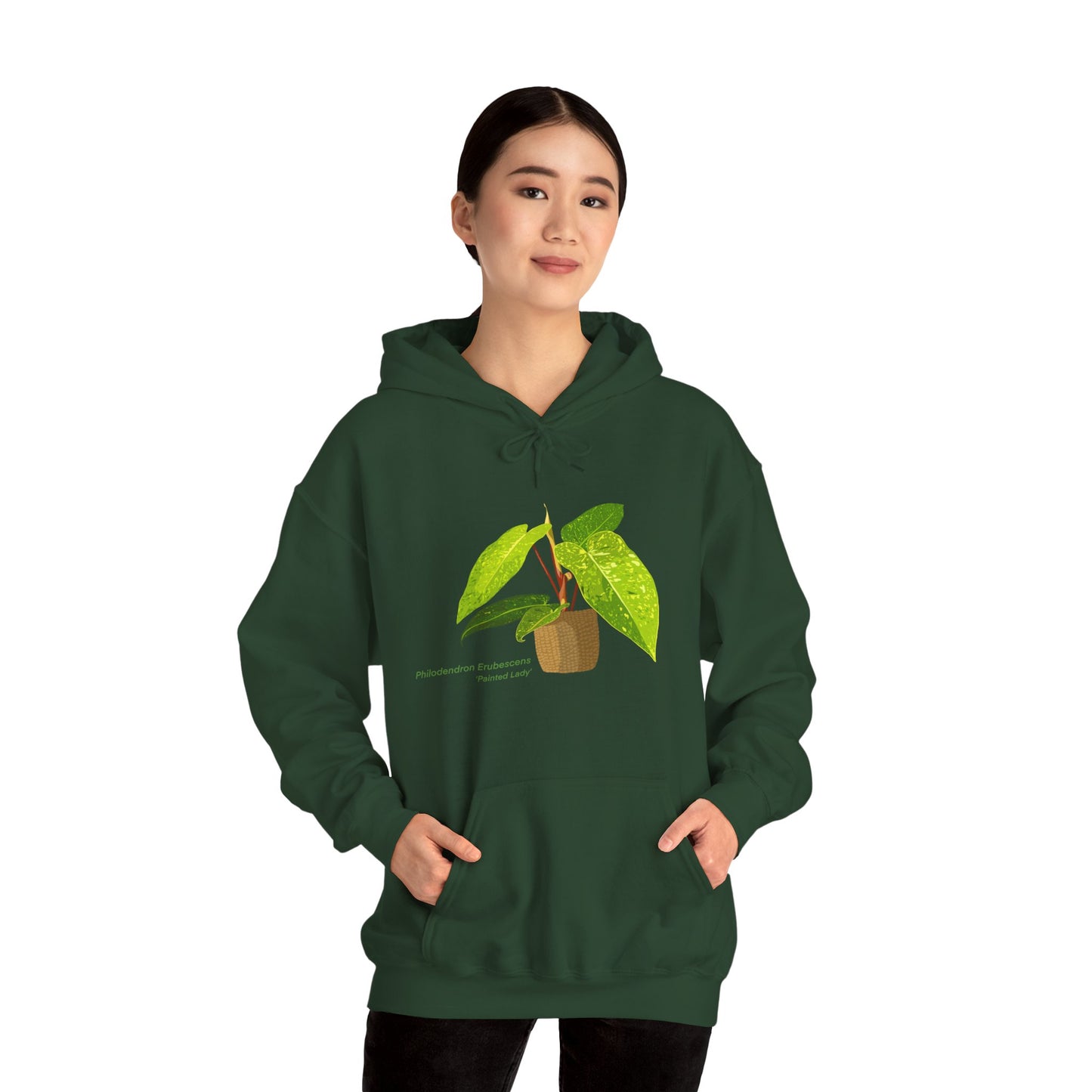 Philodendron Painted Lady Plant Hoodie