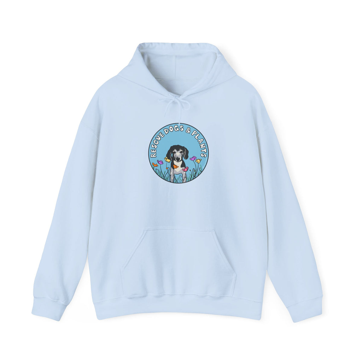 Dogs & Plants Hoodie for Rescue Dogs & Plant Lovers