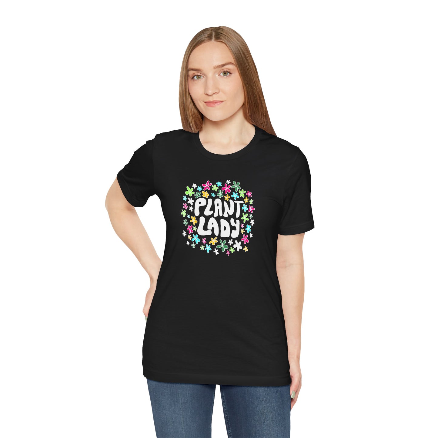 Plant Lady Plant Lover T-Shirt - Black