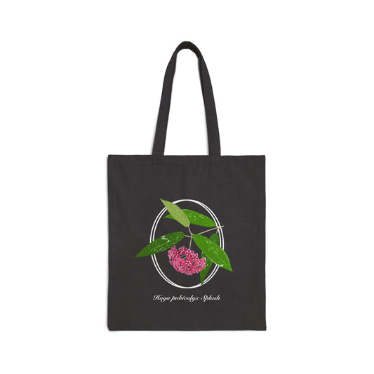 Hoya pubicalyx in Bloom Canvas Tote Bag - Black