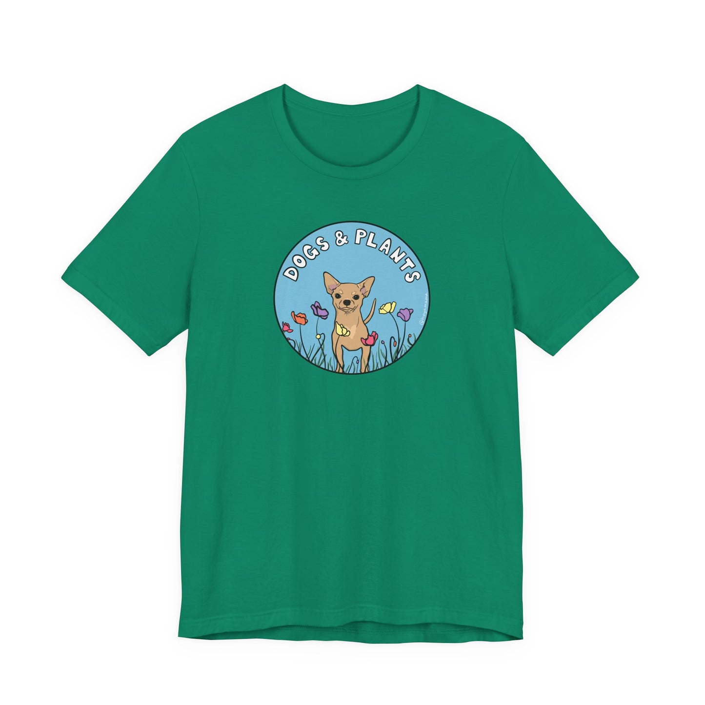 Dogs & Plants T-Shirt for Chihuahua & Plant Lovers