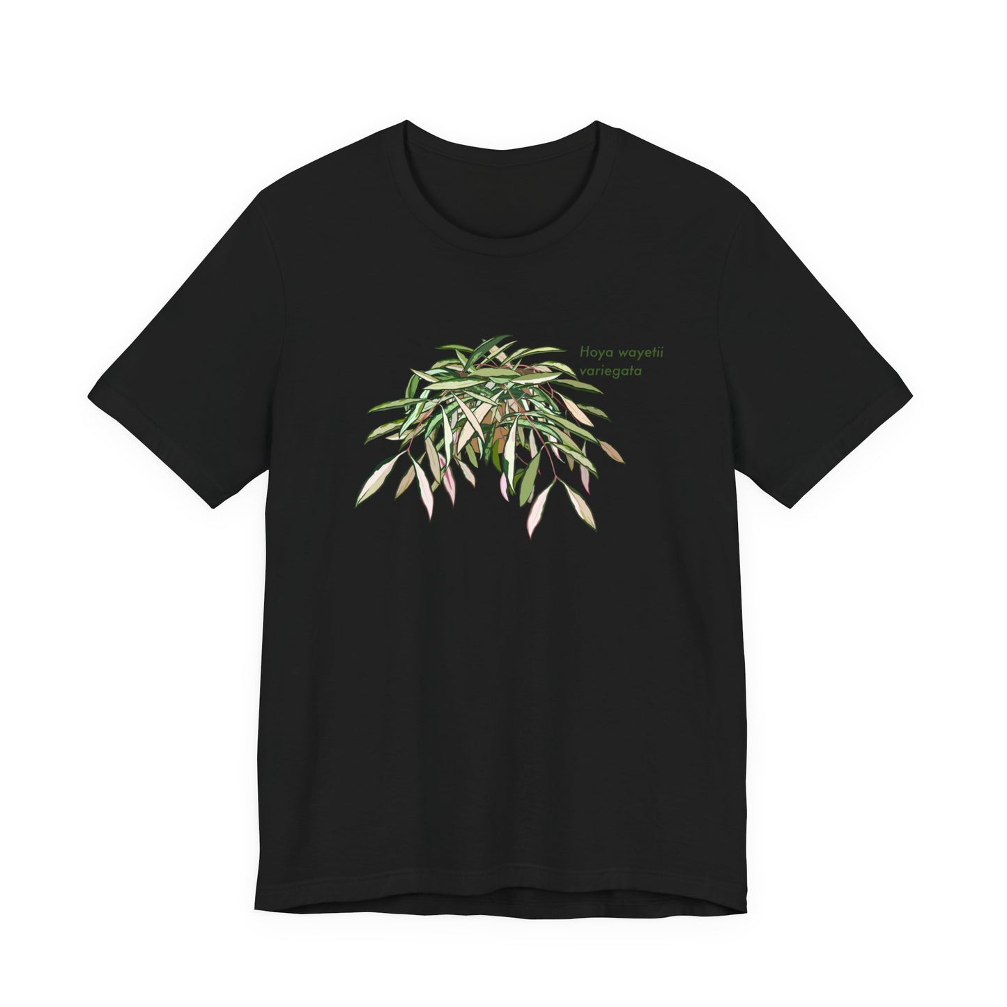 Hoya Wayetii Variegata Plant Lover T-Shirt - White, Natural, Black