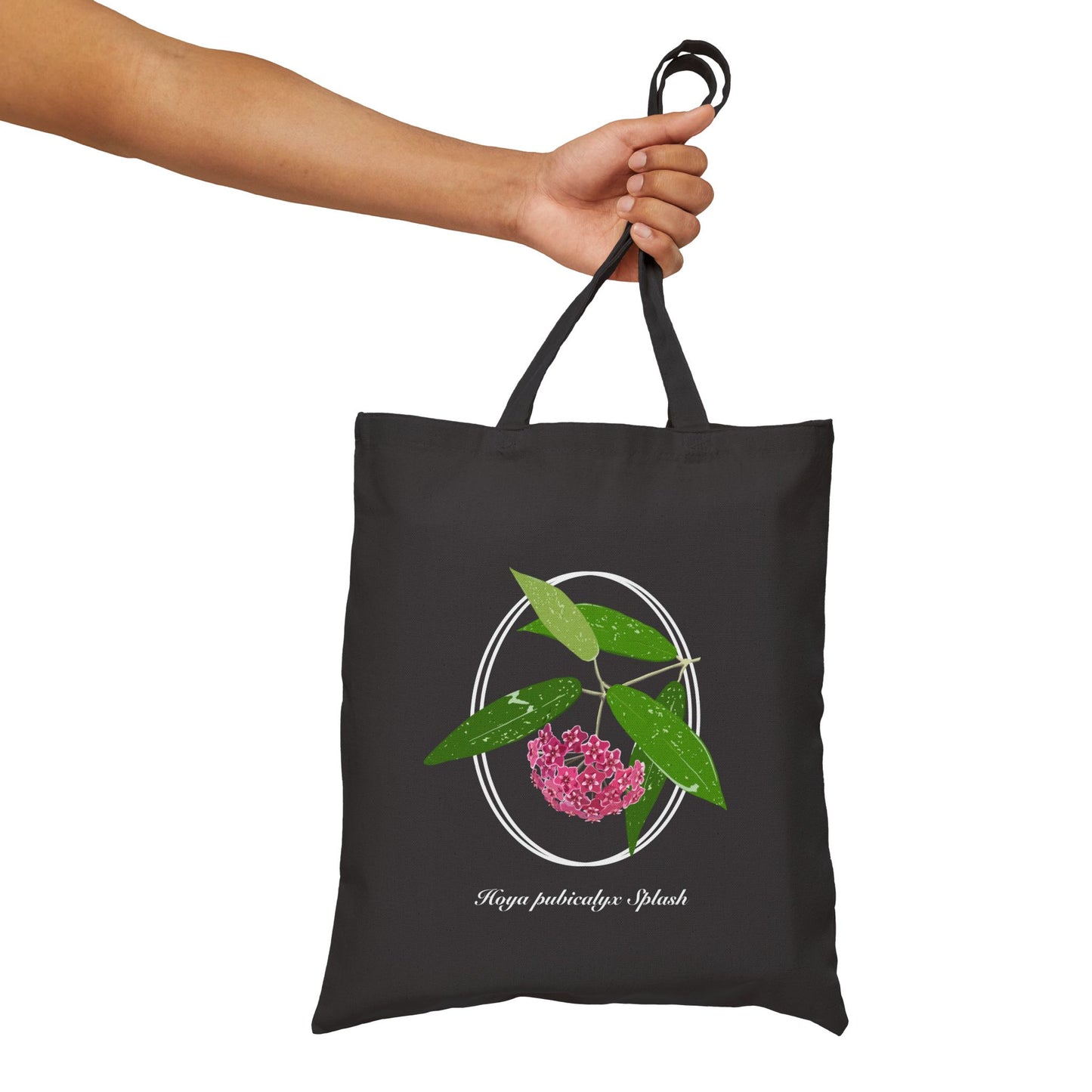 Hoya pubicalyx in Bloom Canvas Tote Bag - Black