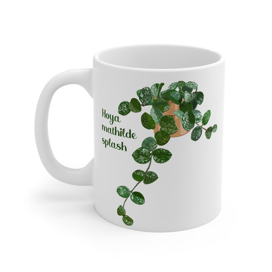 Hoya Mathilde Splash Plant Lover Mug - White