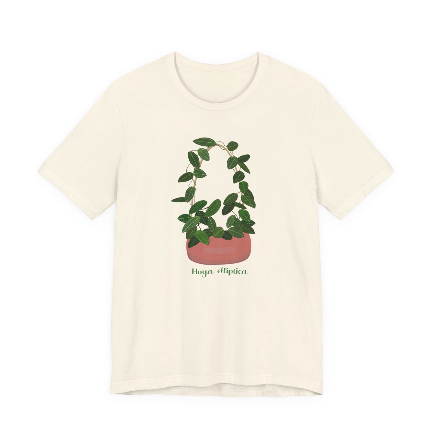 Hoya Elliptica Plant Lover T-Shirt -  White, Natural, Black