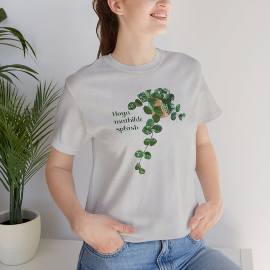 Hoya Mathilde Splash Plant Lover T-shirt - Silver