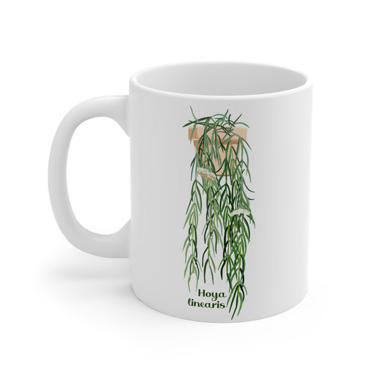 Hoya Linearis Plant Lover Mug - White