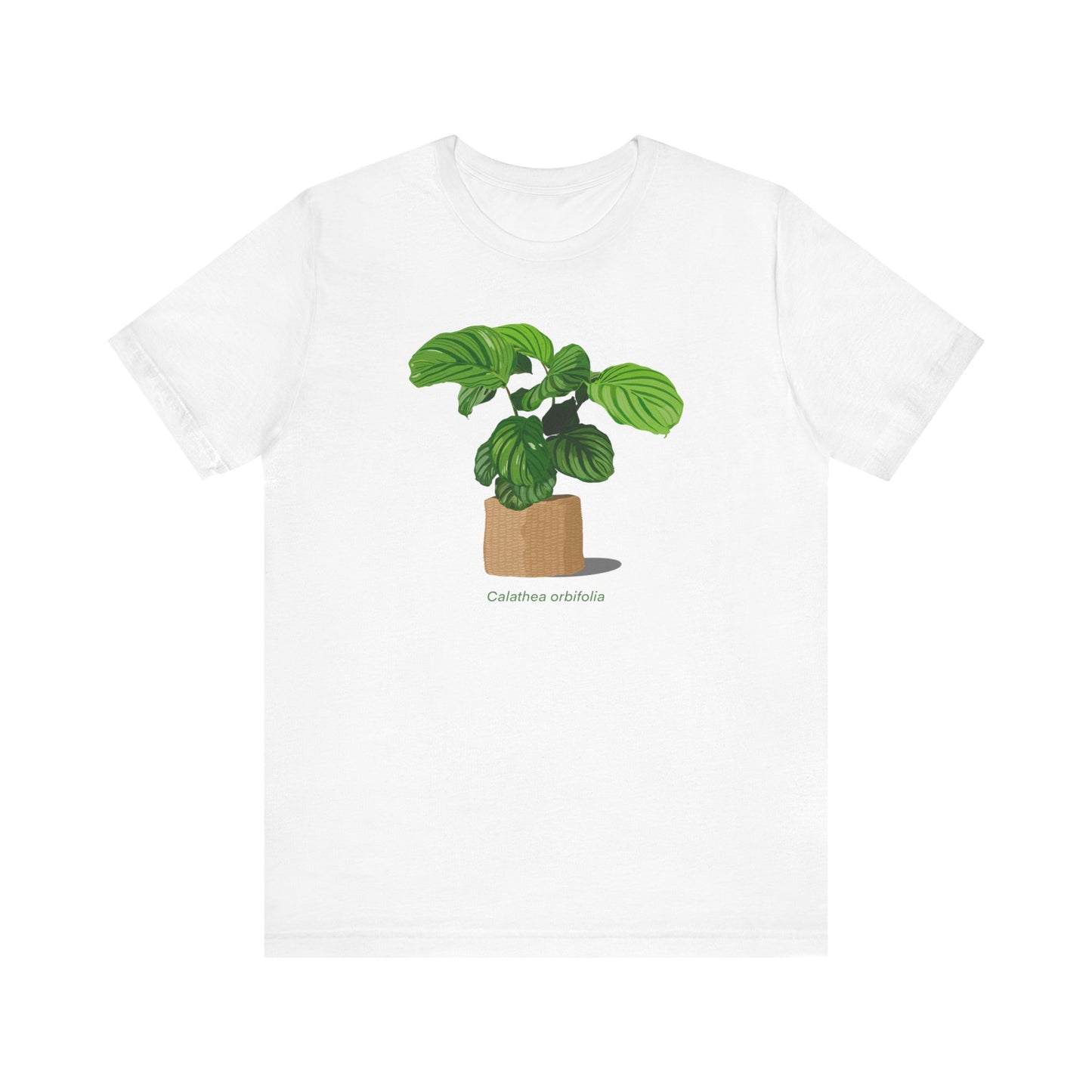 Calathea Orbifolia Plant Lover T-Shirt - White, Natural, Black