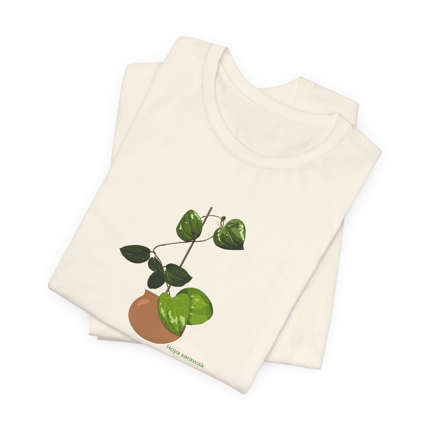 Hoya Sarawak Plant Lover T-Shirt - White, Natural, Black