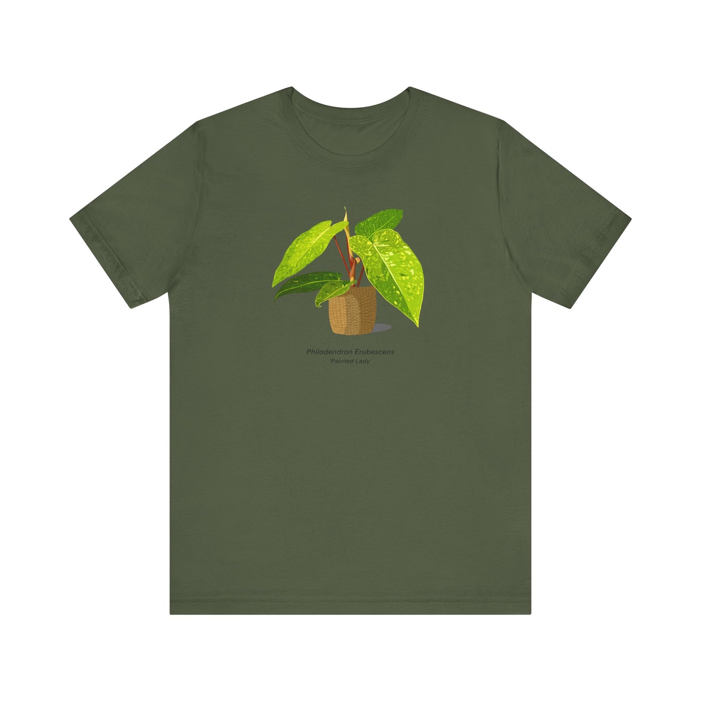 Philodendron Painted Lady Plant Lover T-Shirt - Green