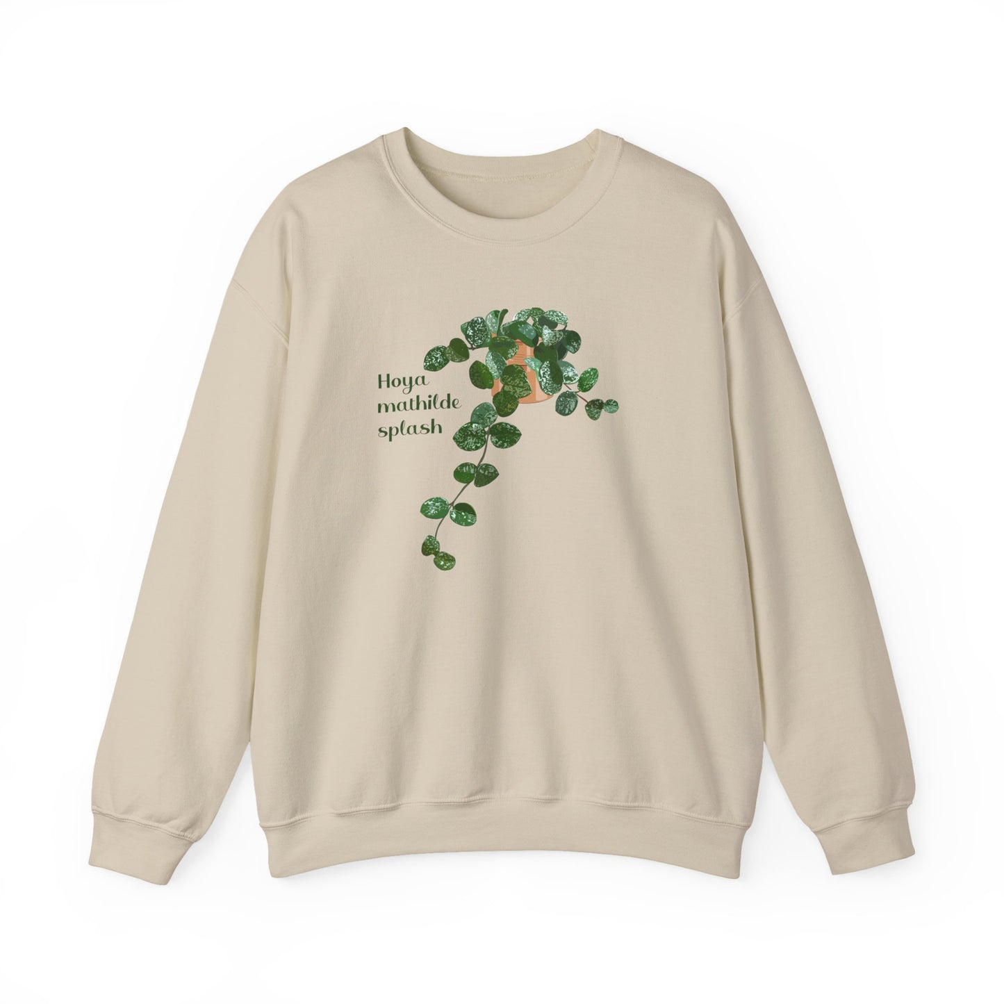 Hoya Mathilde Splash Plant Lover Crewneck Sweatshirt