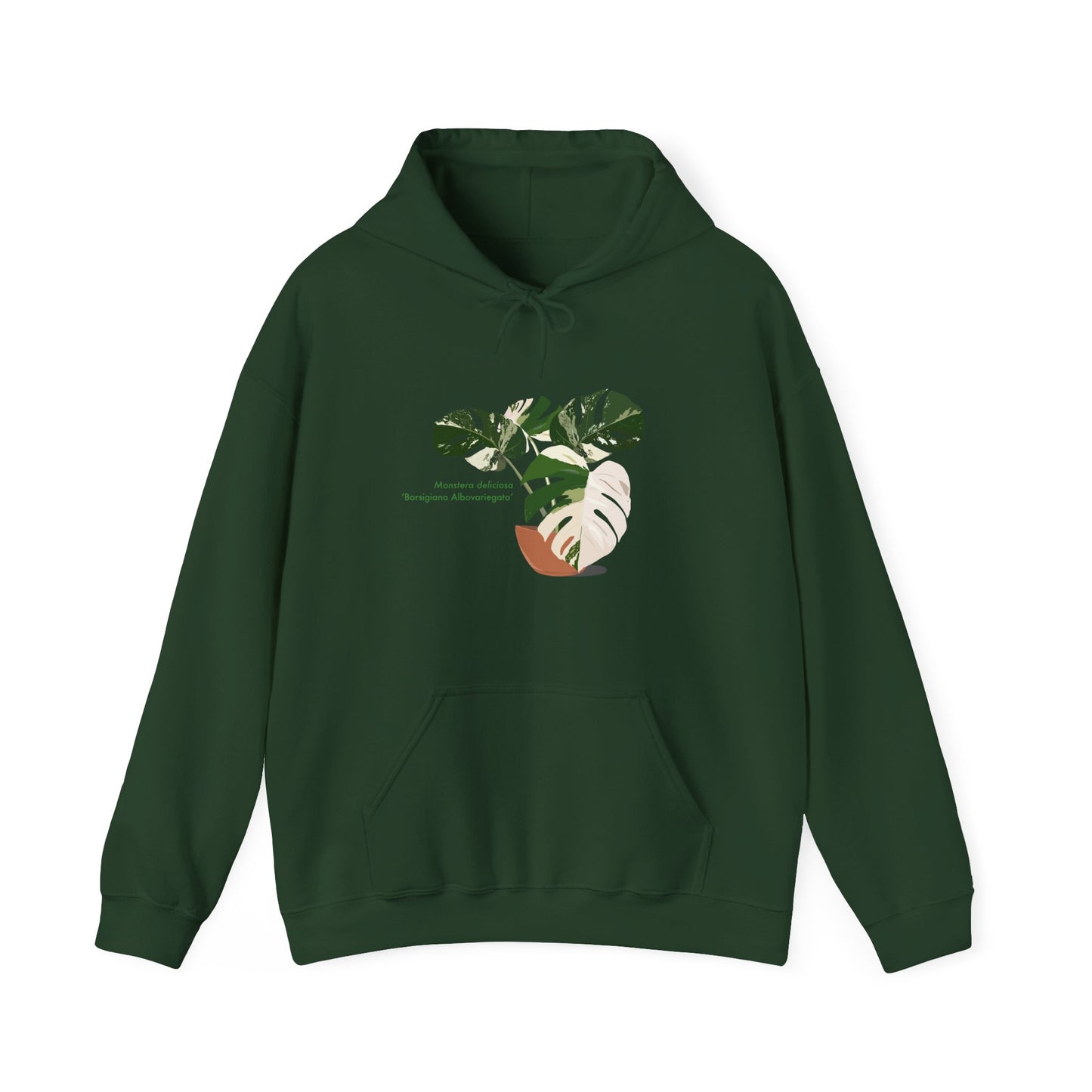 Monstera Deliciosa Borsigiana Albovariegata Hoodie