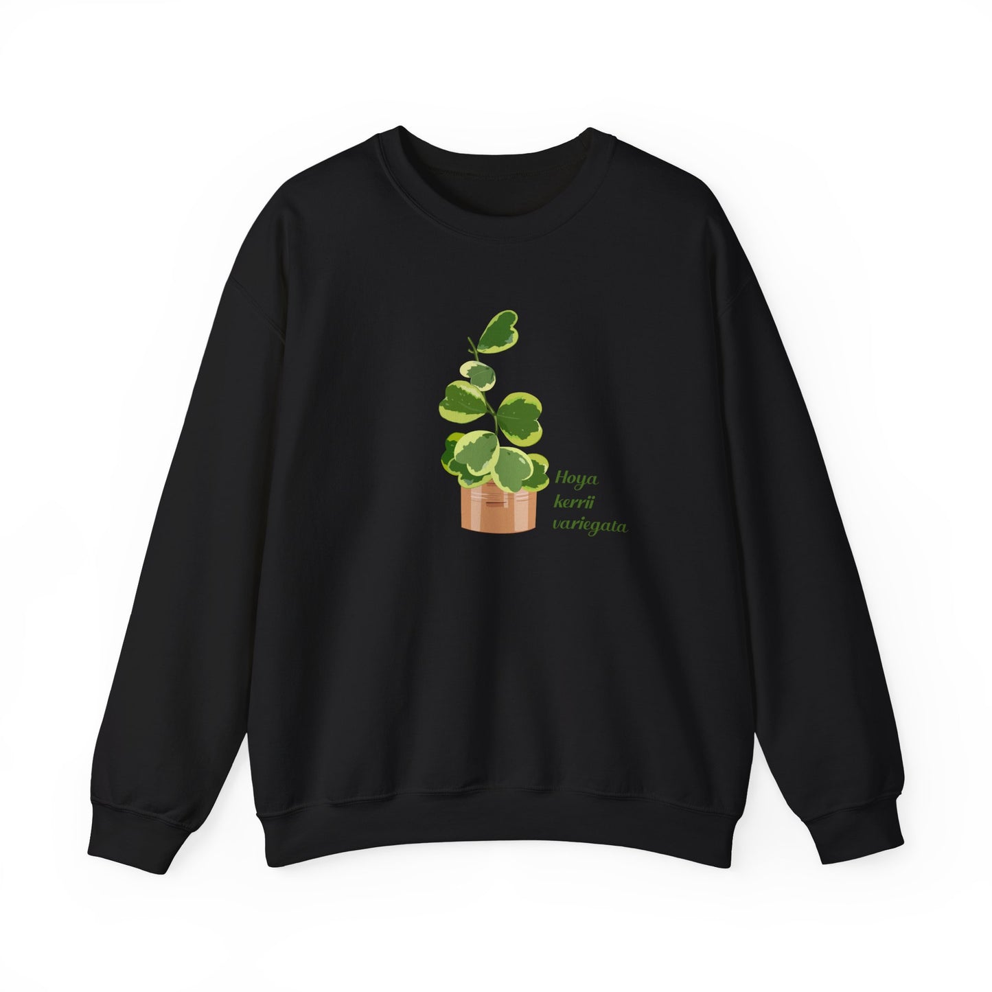 Hoya Kerrii Variegata Plant Lover Crewneck Sweatshirt