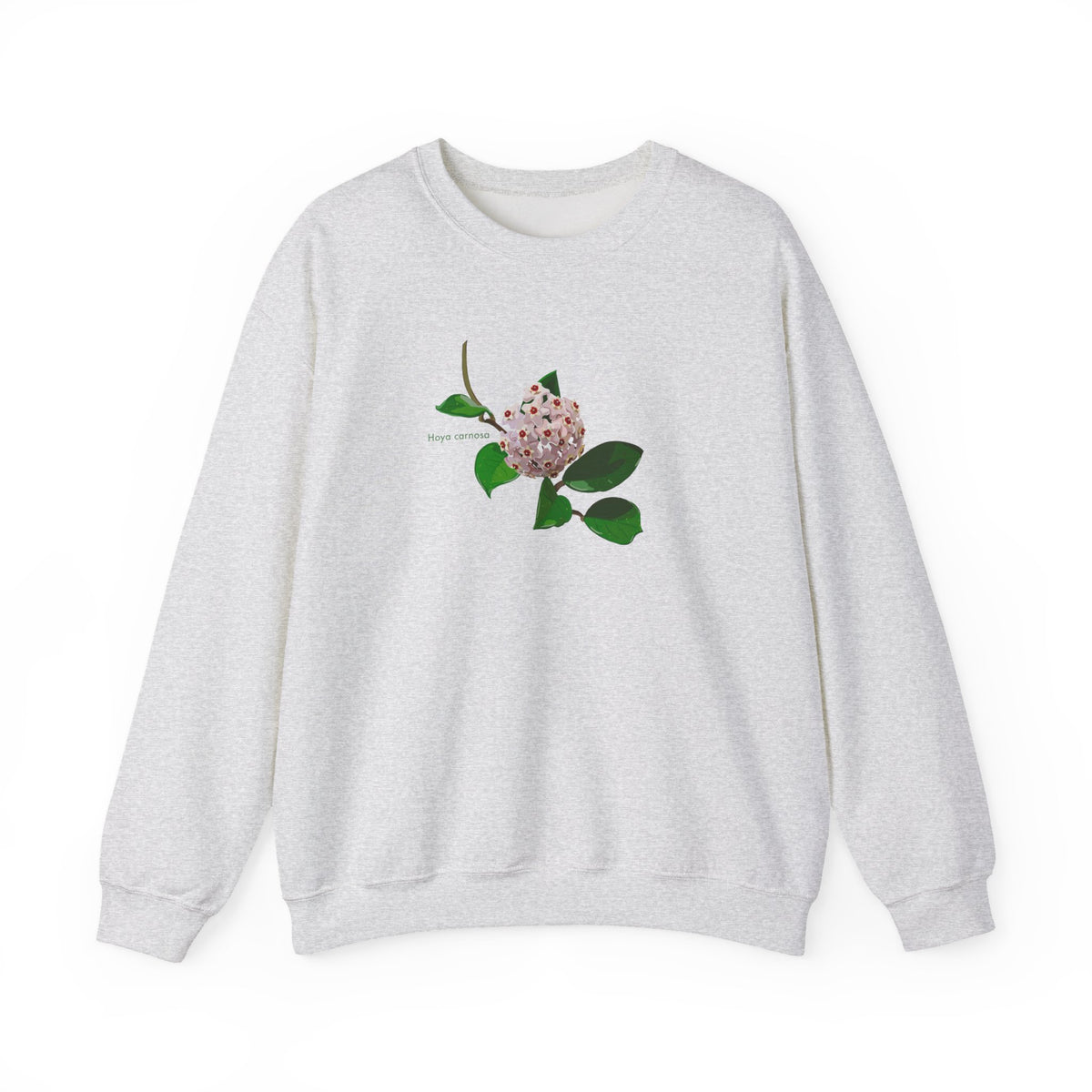 Hoya Carnosa in Bloom Plant Lover Crewneck Sweatshirt