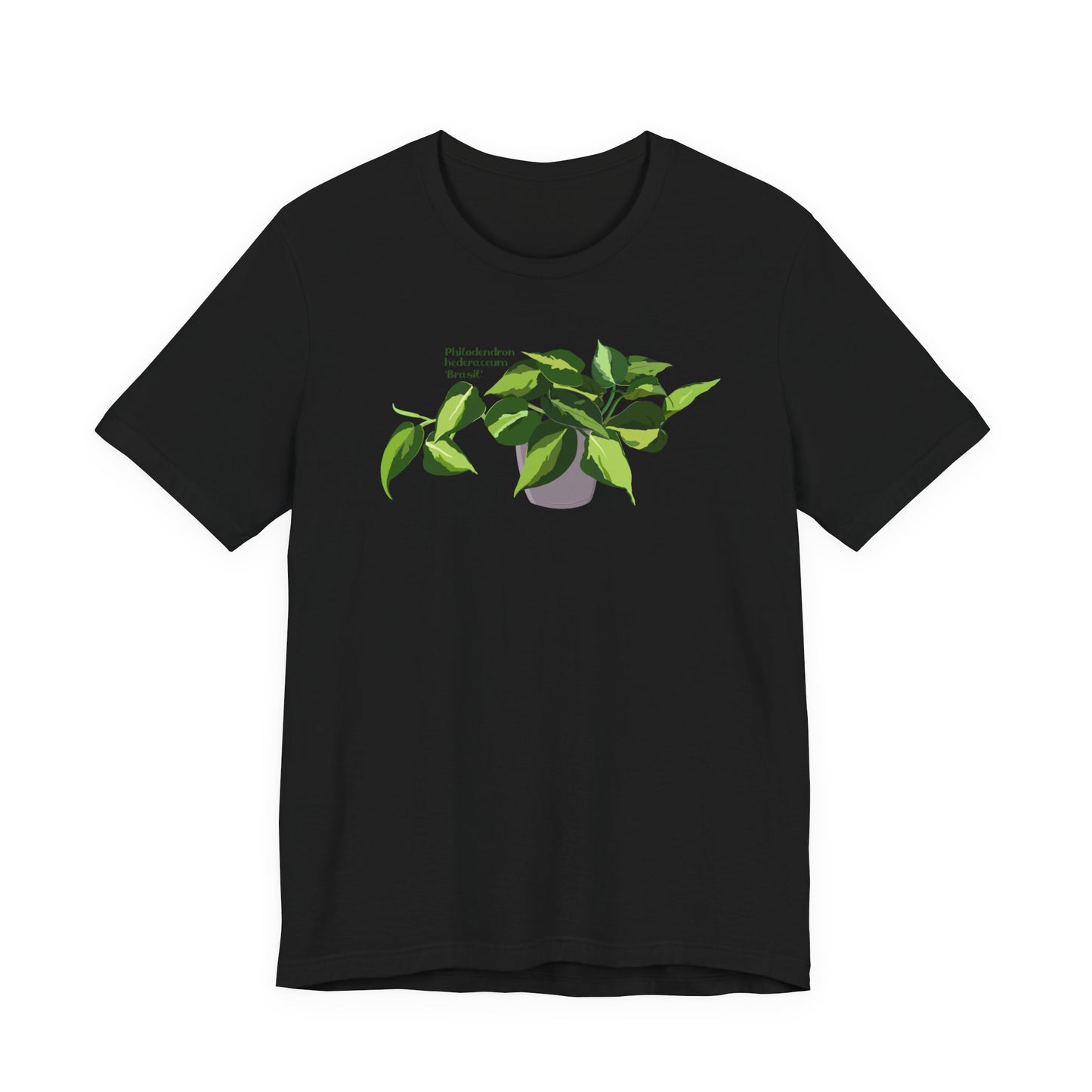 Philodendron Brasil Plant Lover T-Shirt - White, Natural, Black