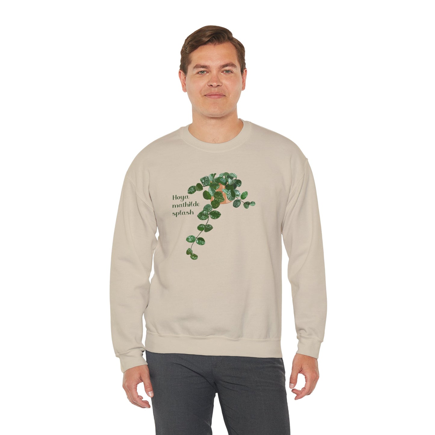 Hoya Mathilde Splash Plant Lover Crewneck Sweatshirt