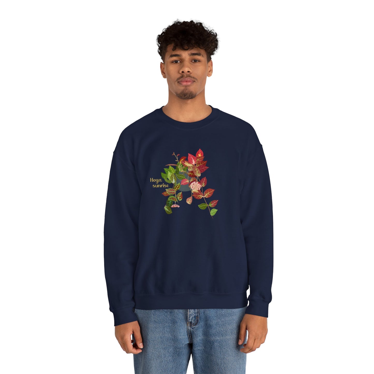 Hoya Sunrise Plant Lover Crewneck Sweatshirt