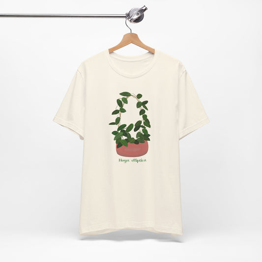 Hoya Elliptica Plant Lover T-Shirt -  White, Natural, Black