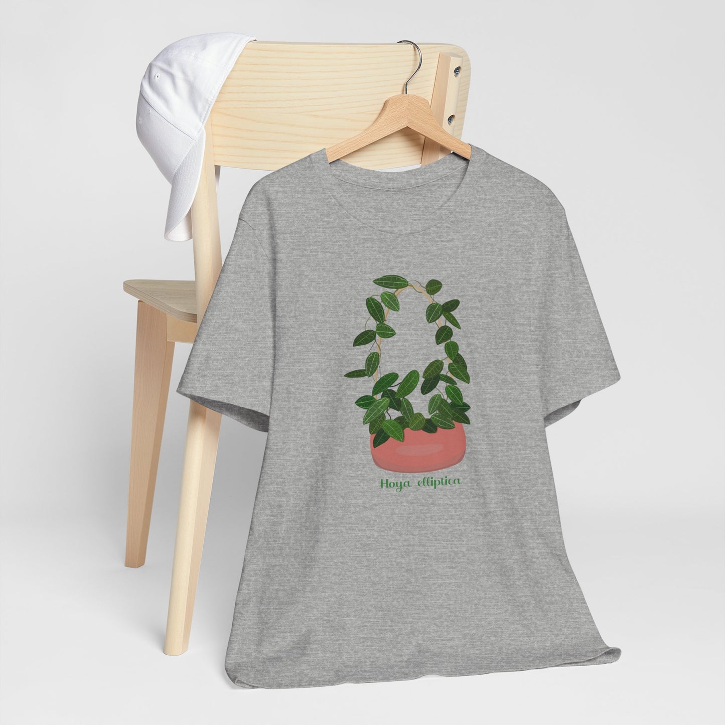 Hoya Elliptica Plant Lover T-Shirt -  Athletic Heather