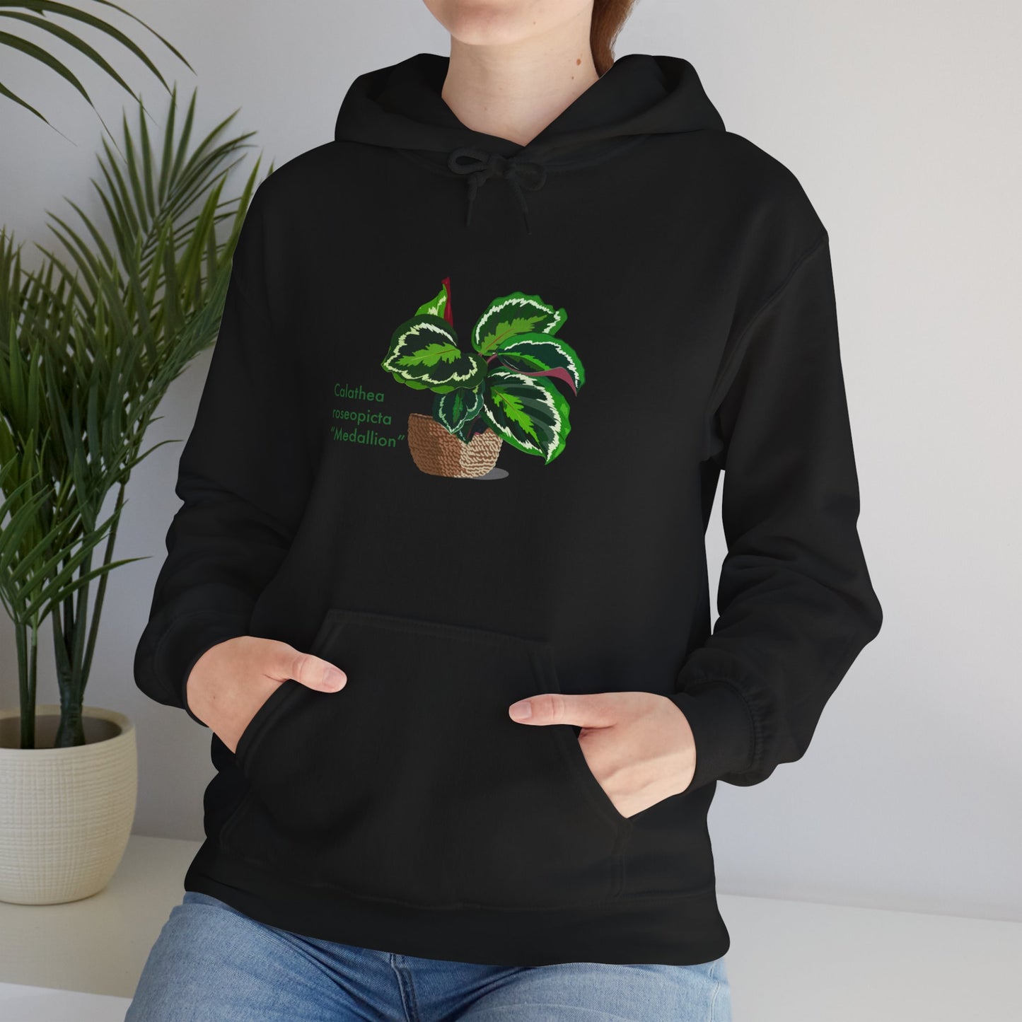 Calathea Roseopicta 'Medallion' Plant Hoodie