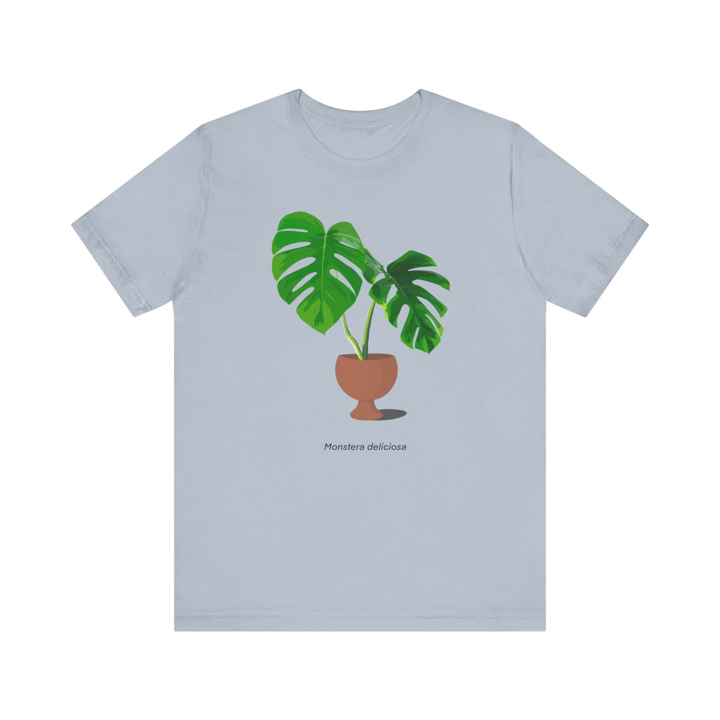 Monstera Deliciosa Plant Lover T-Shirt - Light Blue