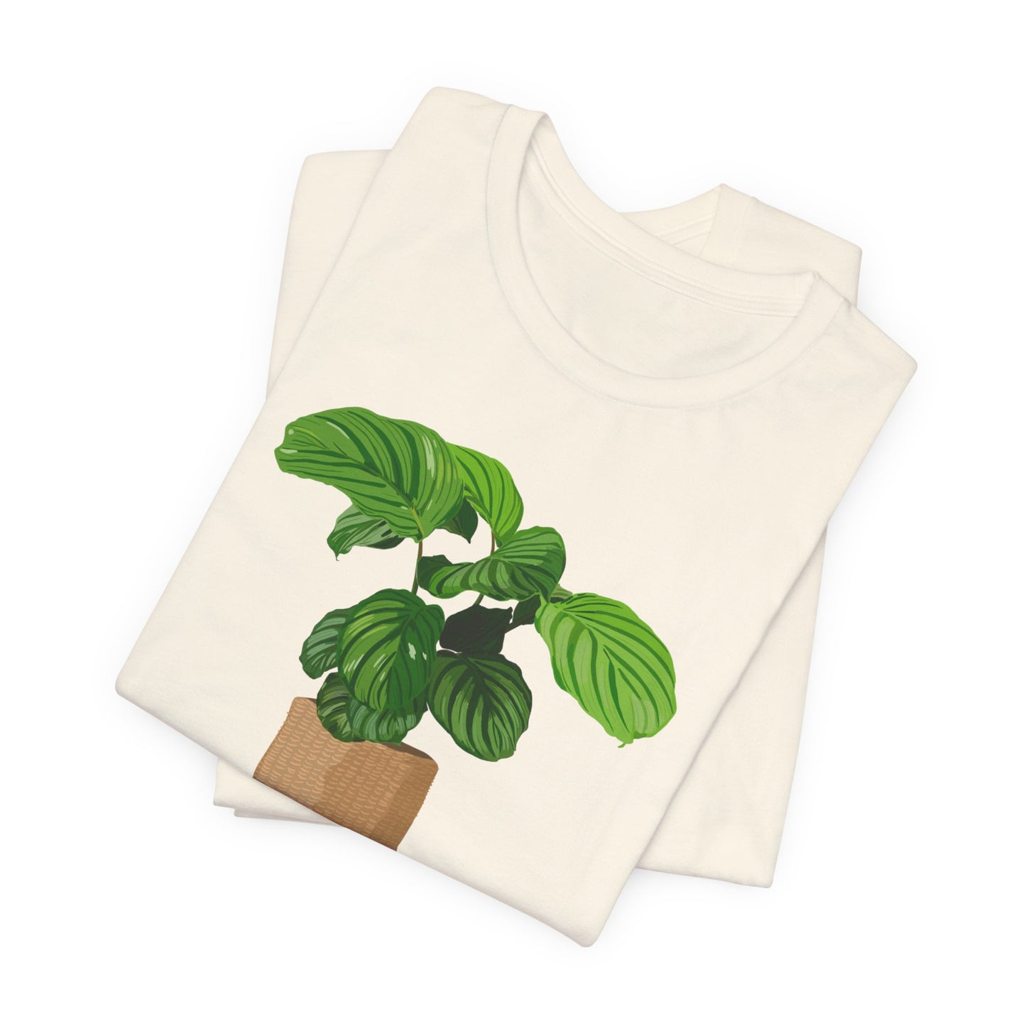Calathea Orbifolia Plant Lover T-Shirt - White, Natural, Black