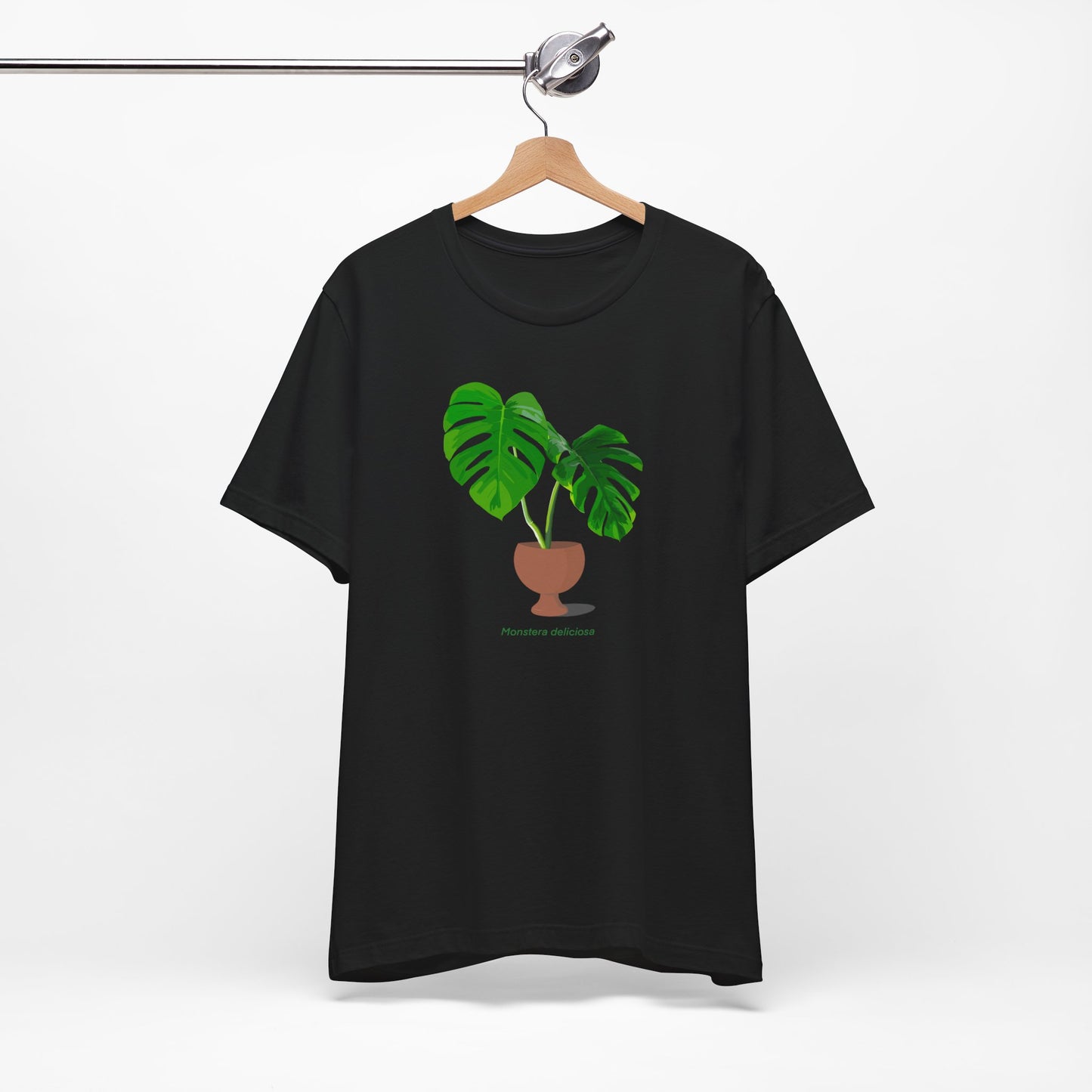 Monstera Deliciosa Plant Lover T-Shirt - White, Natural, Black