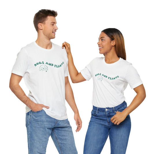 Dogs and Plants T-Shirt - White