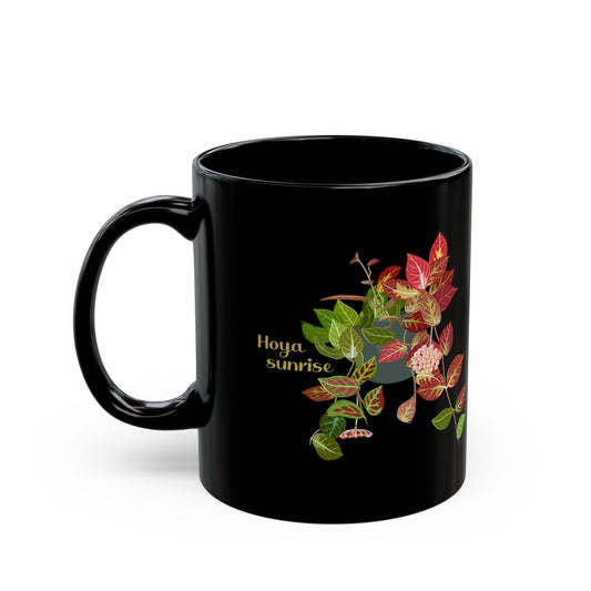 Hoya Sunrise Plant Lover Mug - Black