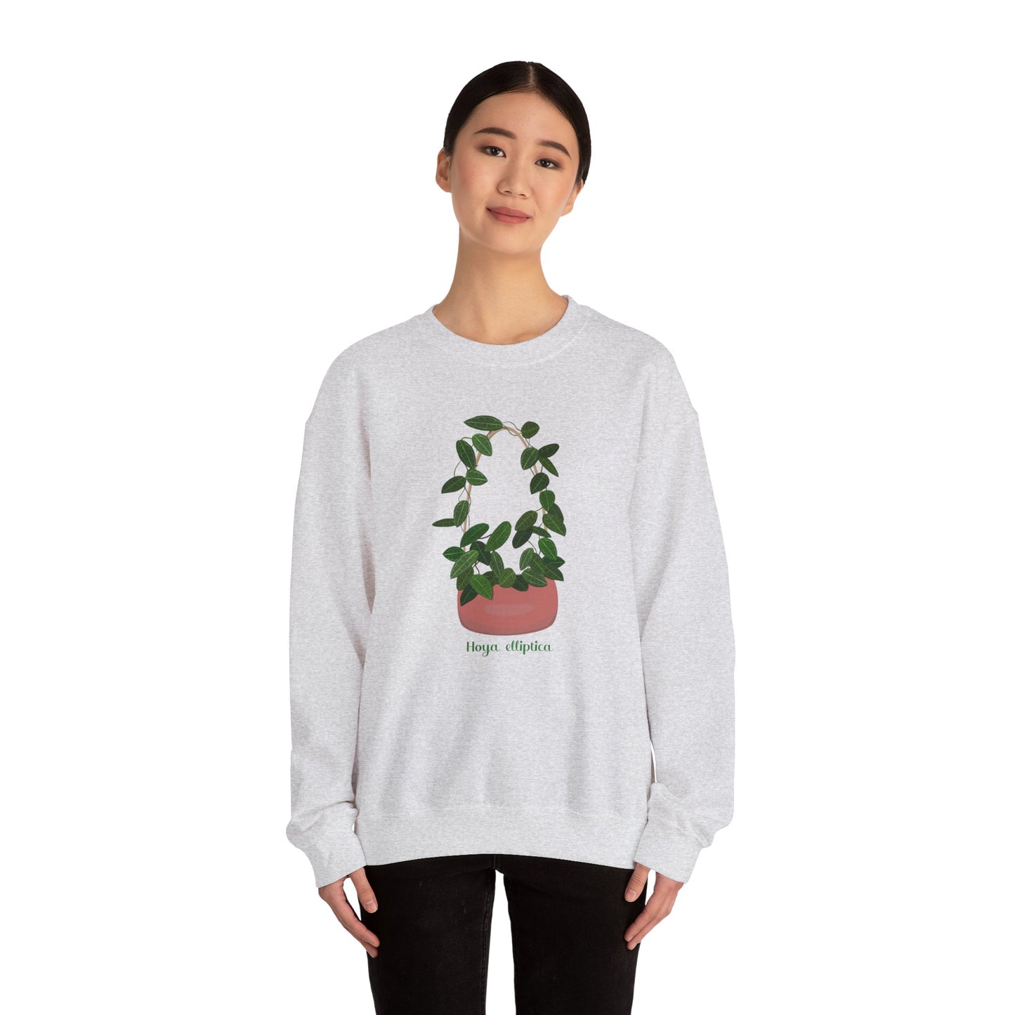 Hoya Elliptica Plant Lover Crewneck Sweatshirt