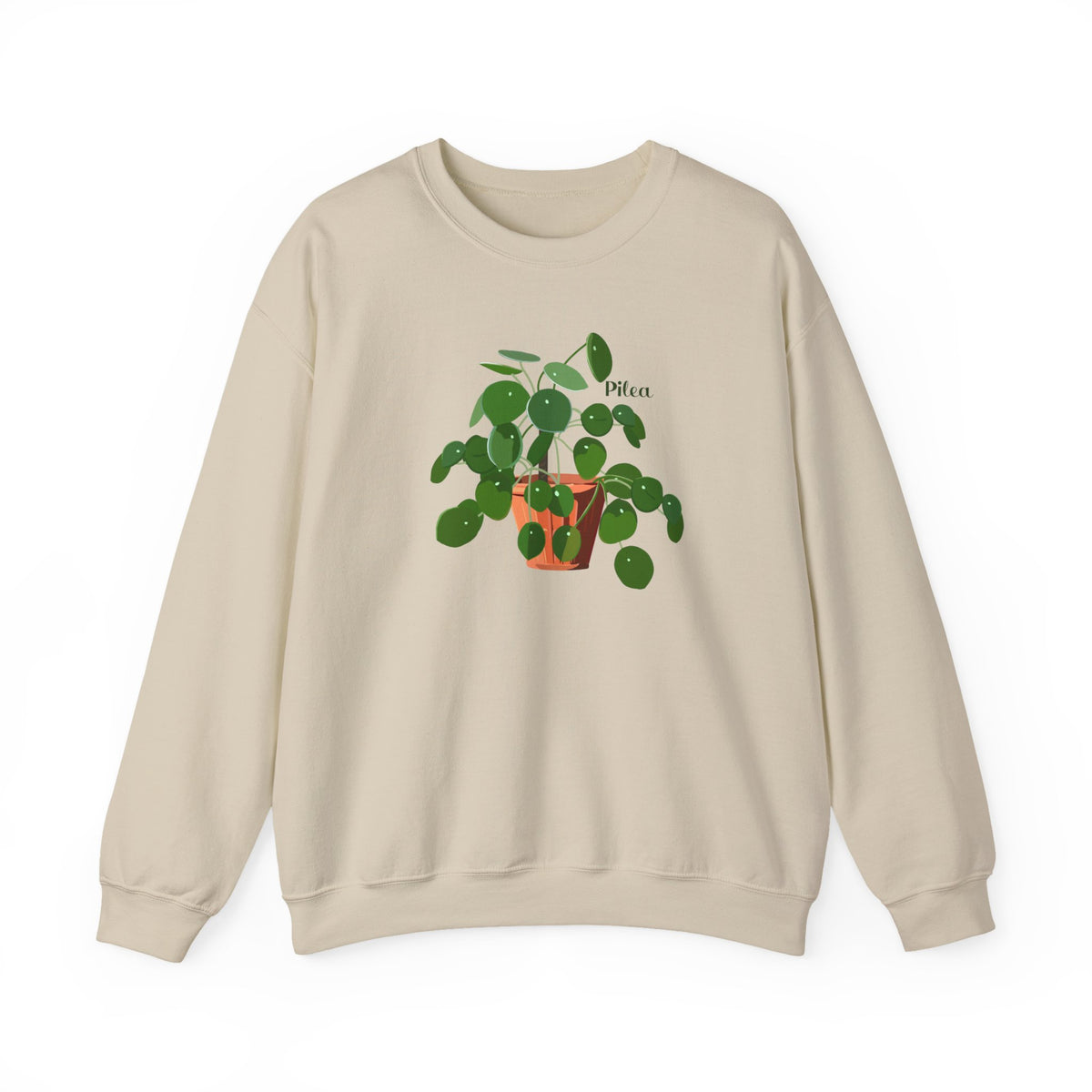 Pilea Peperomioides 'Chinese Money Plant' Plant Lover Crewneck Sweatshirt
