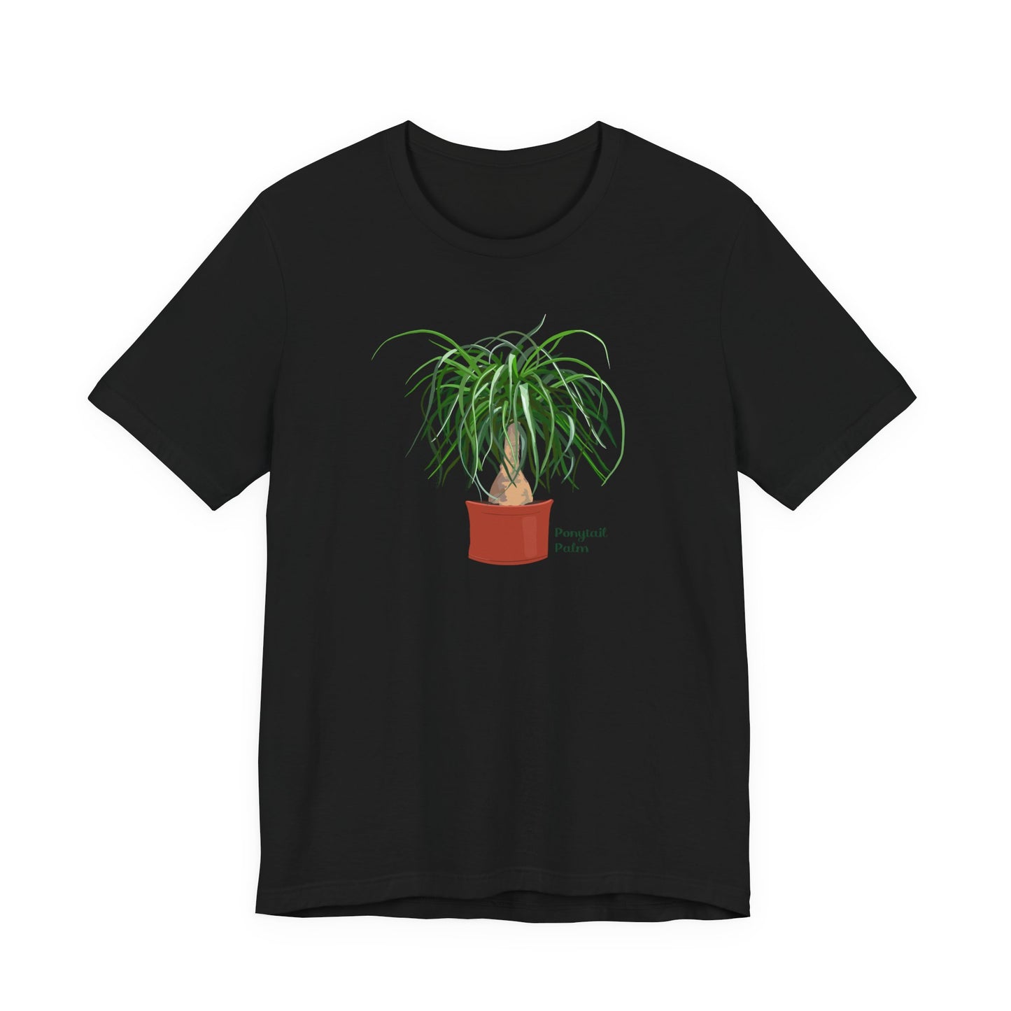Ponytail Palm Plant Lover T-Shirt - White, Natural, Black