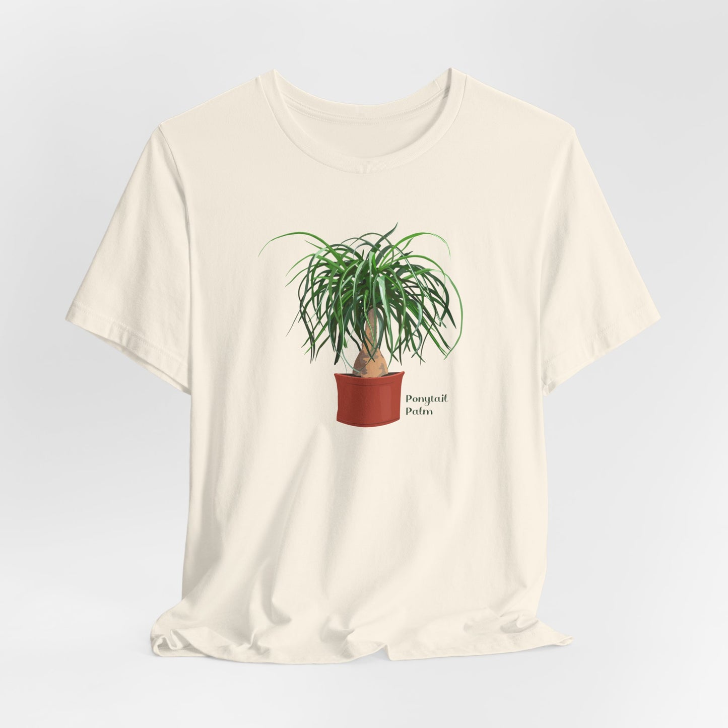 Ponytail Palm Plant Lover T-Shirt - White, Natural, Black