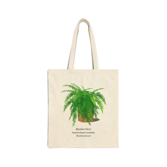 Boston Fern Canvas Tote Bag