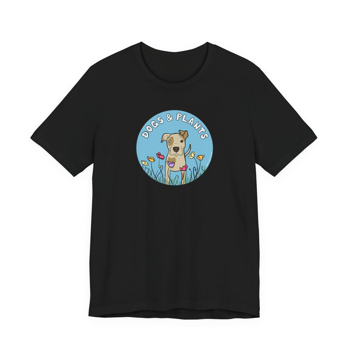 Dogs & Plants T-Shirt for Pitbull & Plant Lovers