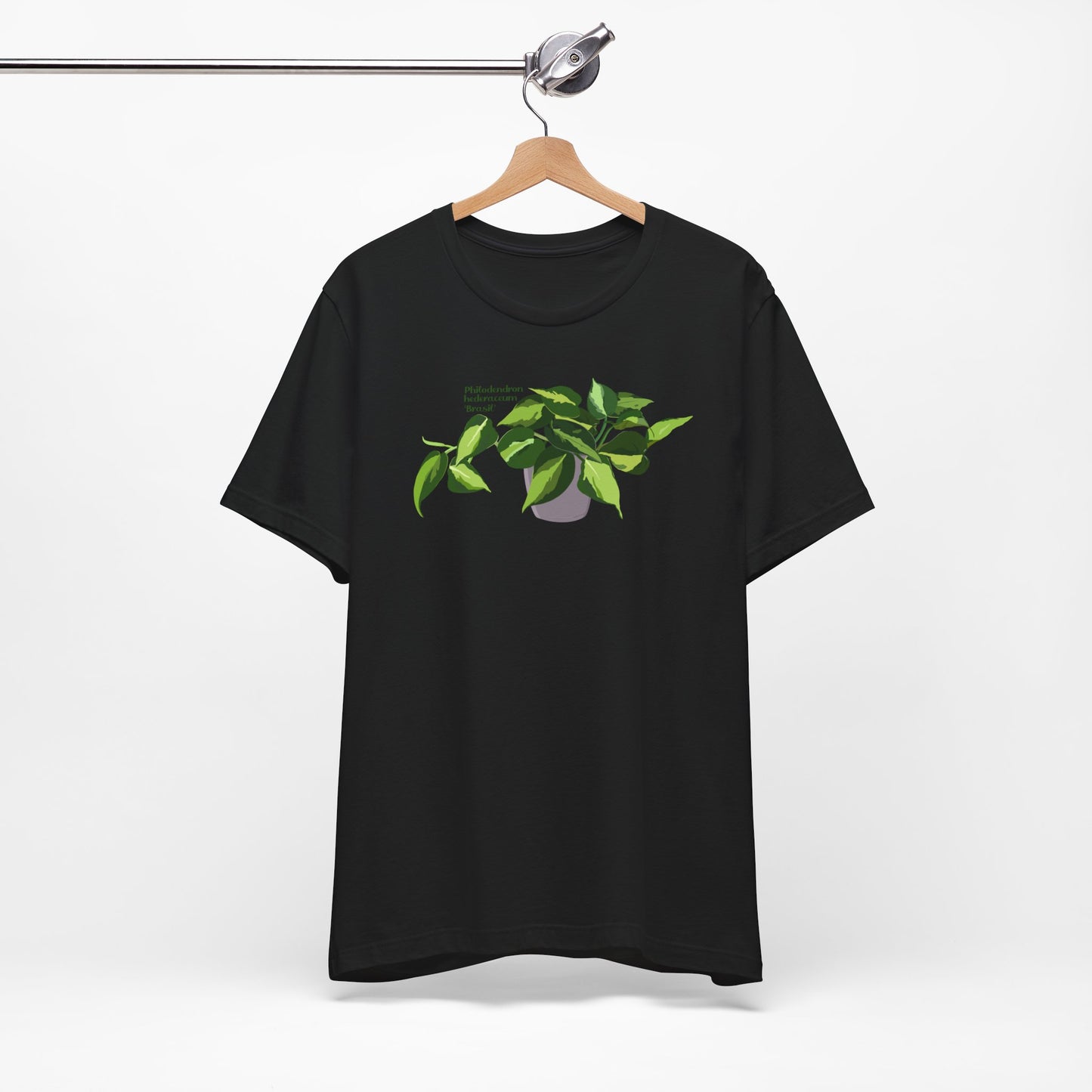 Philodendron Brasil Plant Lover T-Shirt - White, Natural, Black