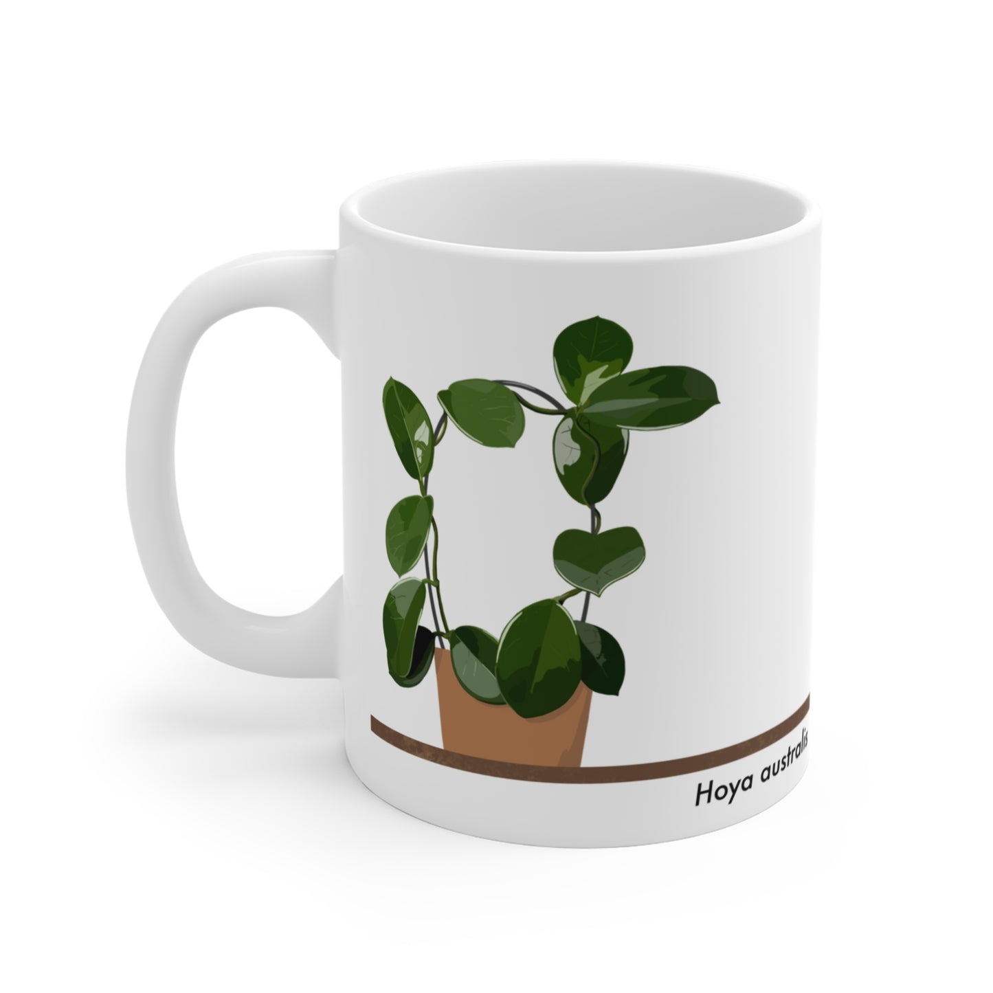 Hoya Australis Plant Lover Mug - White