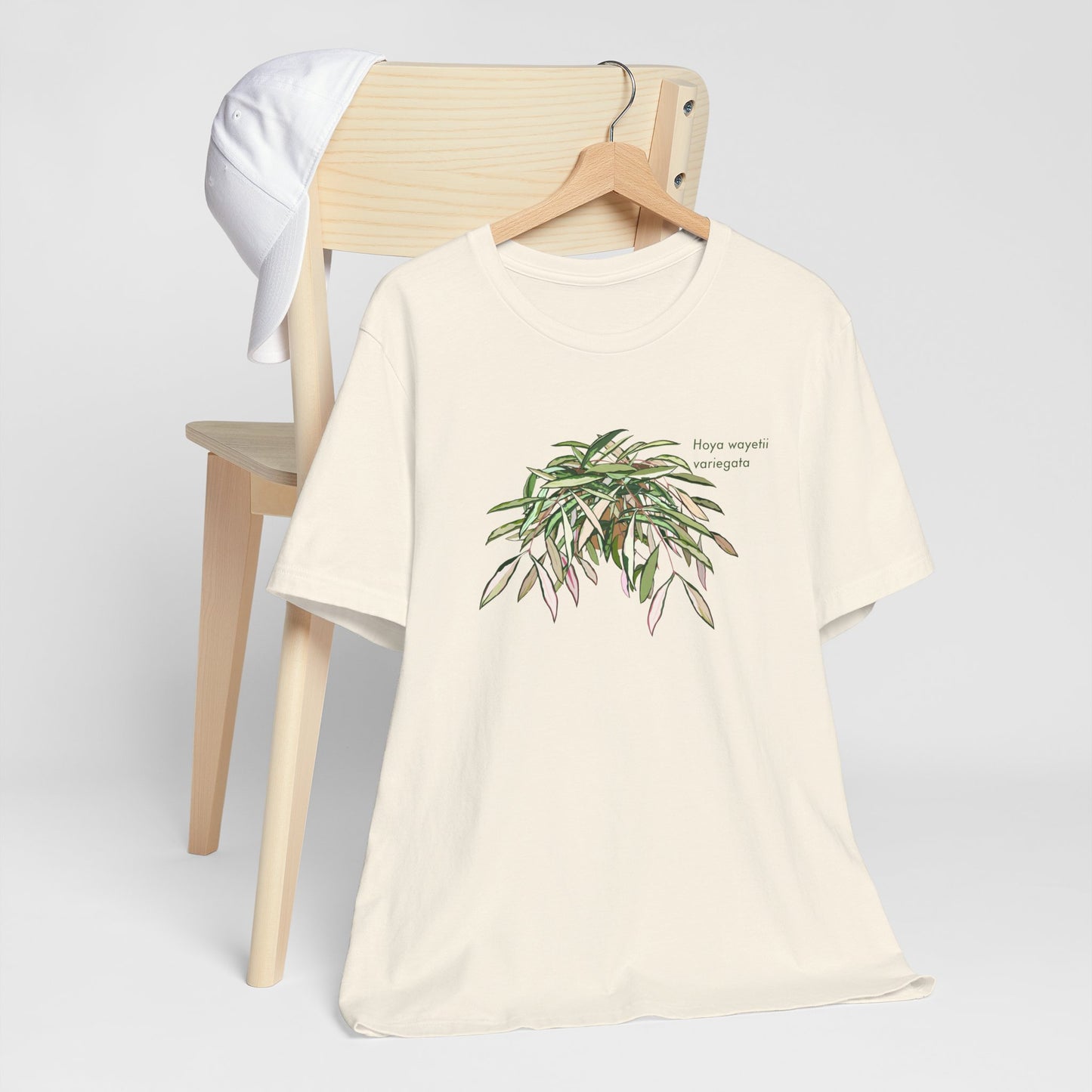 Hoya Wayetii Variegata Plant Lover T-Shirt - White, Natural, Black