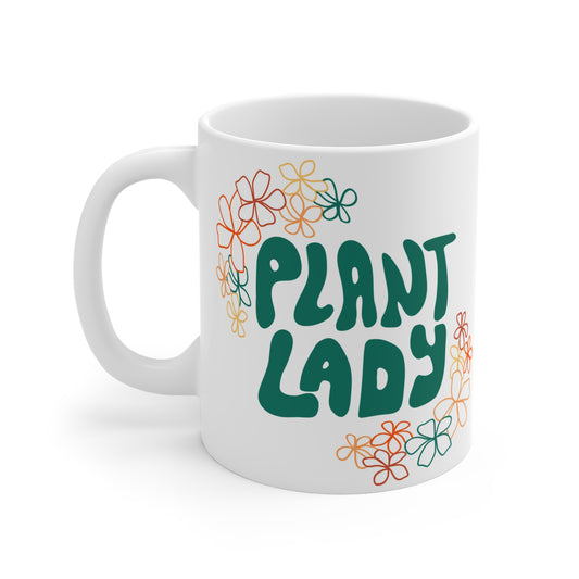 Plant Lady Mug - White