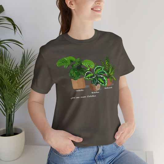 Calathea Trio Plant Lover T-Shirt - Army