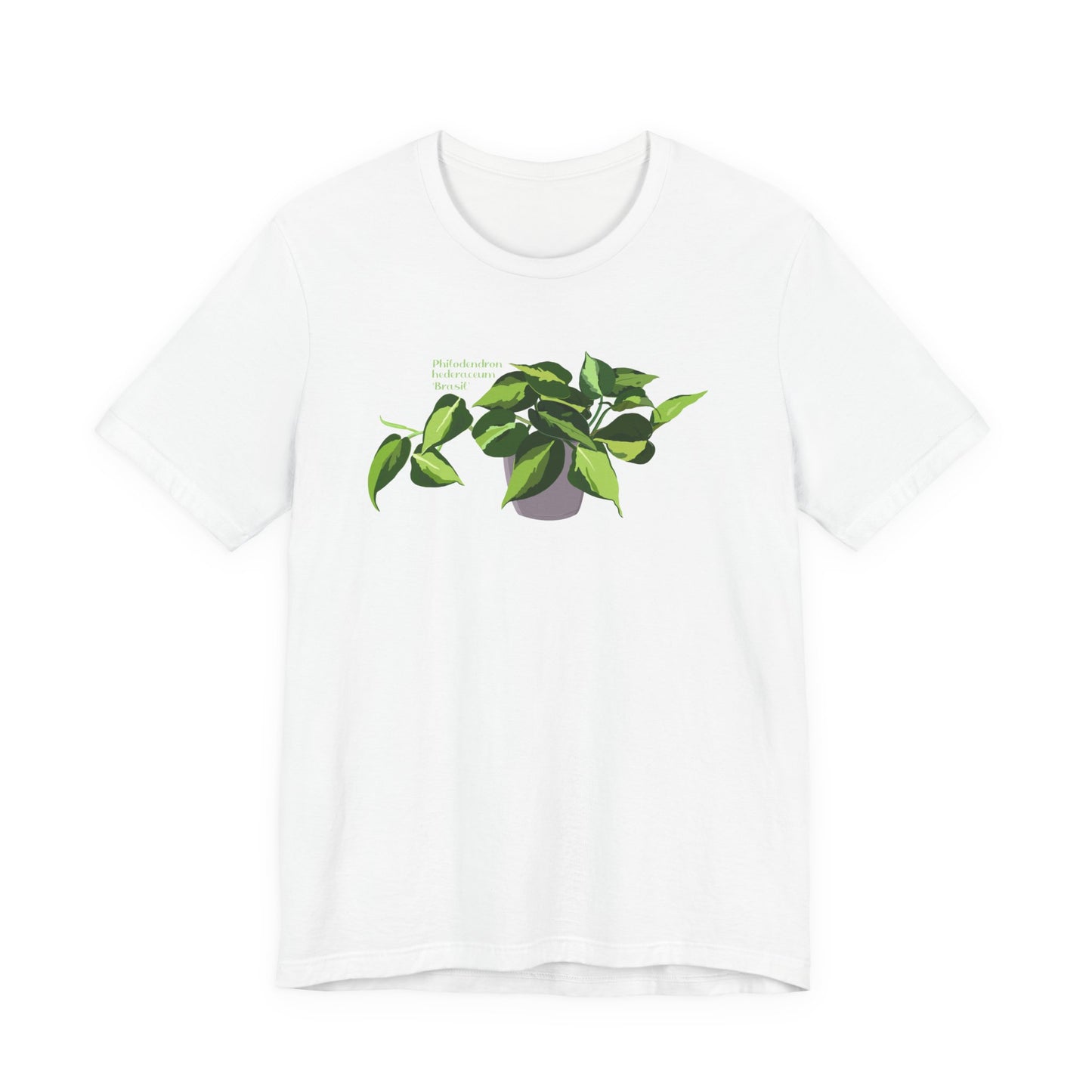 Philodendron Brasil Plant Lover T-Shirt - White, Natural, Black