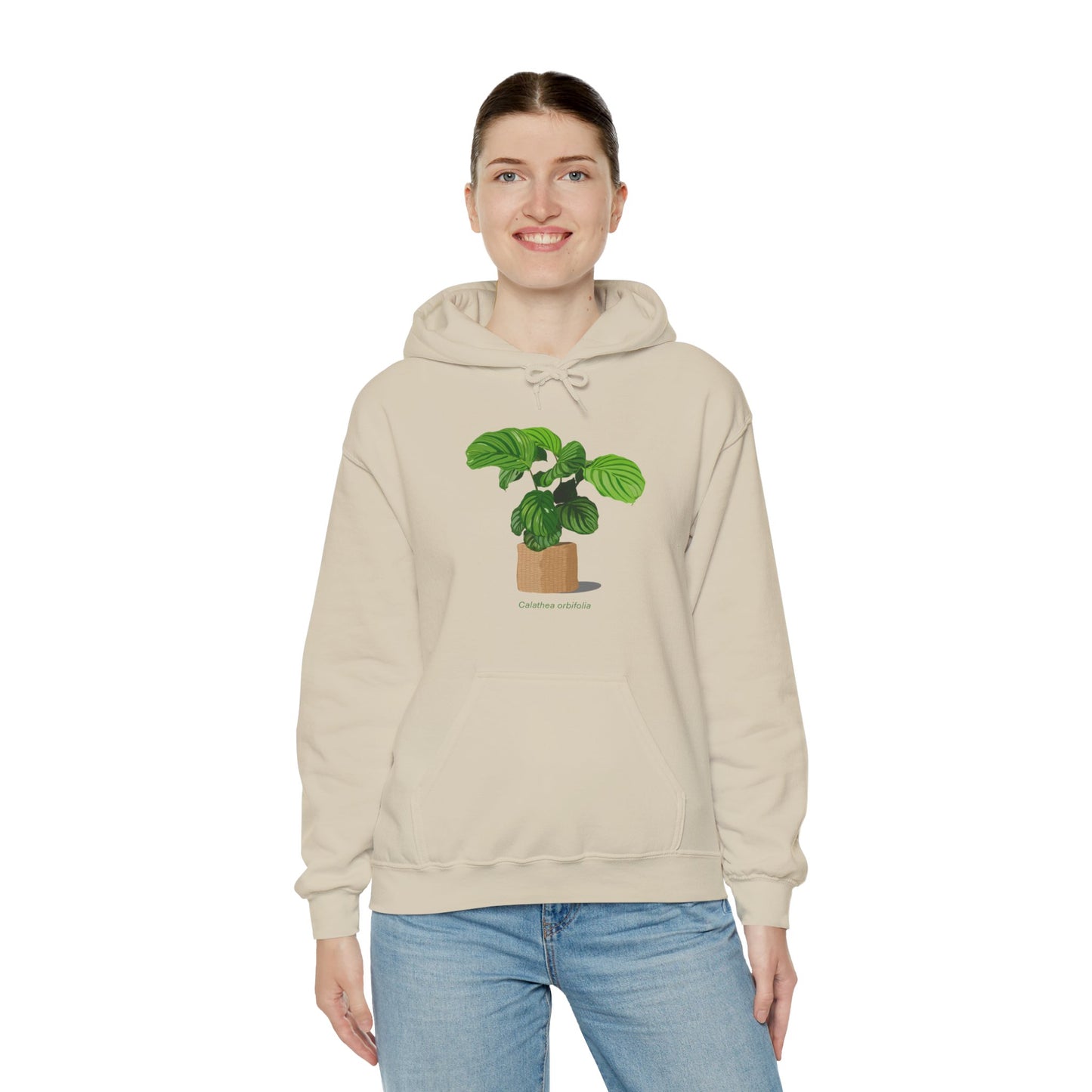 Calathea Orbifolia Plant Hoodie