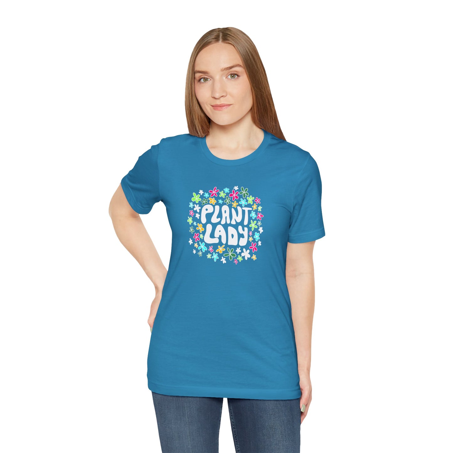 Plant Lady Plant Lover T-Shirt - Aqua