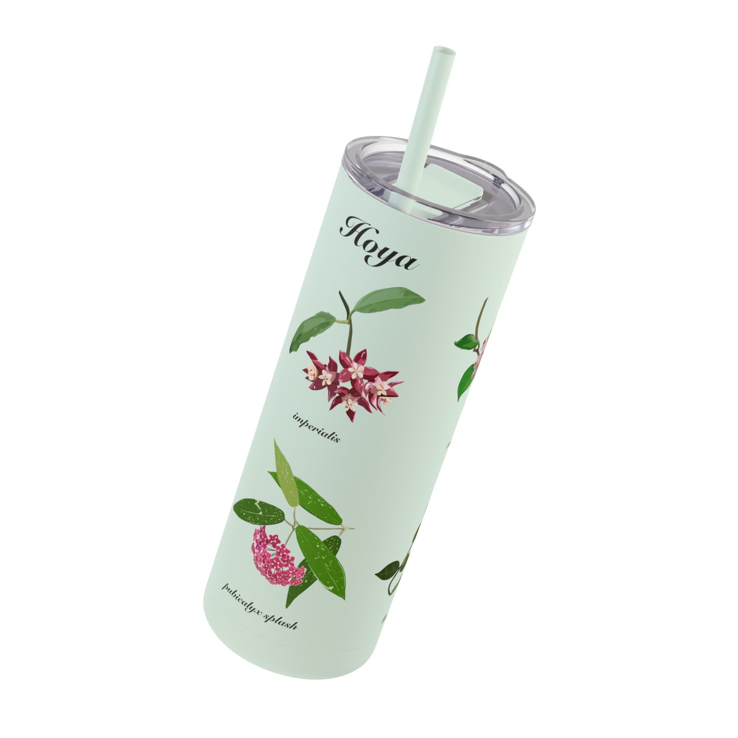 Hoyas in Bloom design on Maars Maker Skinny Matte Tumbler 20oz