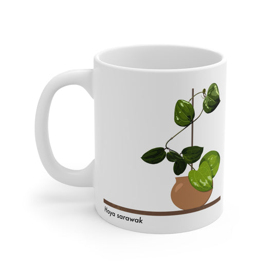 Hoya Sarawak Plant Lover Mug - White