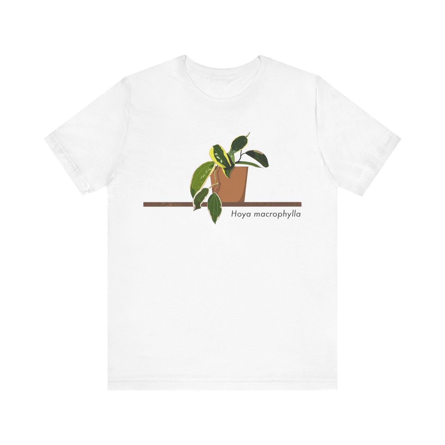 Hoya Macrophylla Plant Lover T-Shirt - White